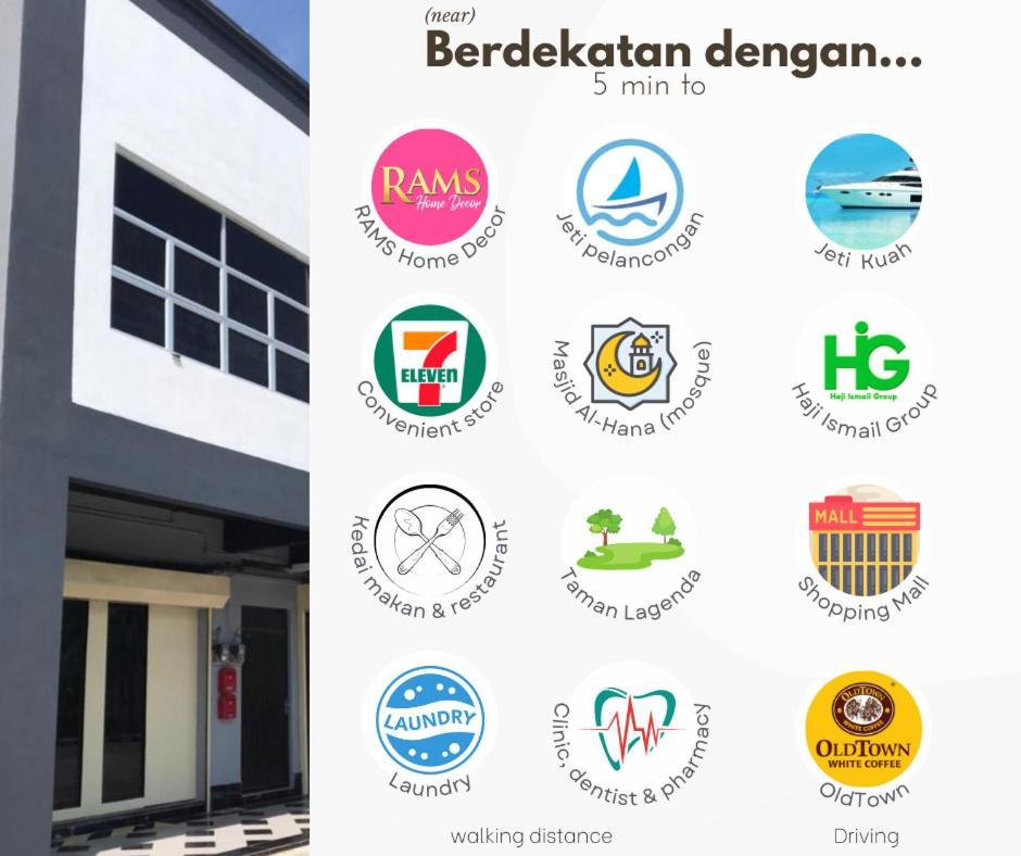 Adina Homestay Langkawi ~Spacious Homestay~ Куах Экстерьер фото
